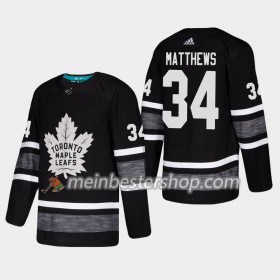 Toronto Maple Leafs Auston Matthews 34 2019 All-Star Adidas Schwarz Trikot Authentic - Herren